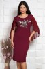 Rochie de Ocazie Rimini Bordo - 56Marimea