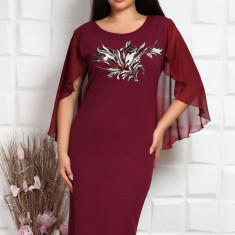 Rochie de Ocazie Rimini Bordo - 46Marimea