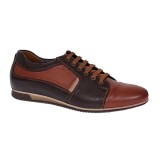Cumpara ieftin Marimea 40, 41, 44 Pantofi barbati casual din piele naturala Maro 854M