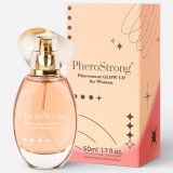 Parfum cu feromoni PHEROSTRONG Pheromone Glow up Women, pentru femei, cu note de piersică, bujor, floare de portocal, mosc, 50 ml