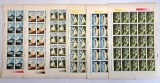 TIMBRE ROM&Acirc;NIA L.P.1255/1991 -M&Acirc;NĂSTIRI- SET DE 6 COLI -a 25 timbre MNH