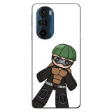 Husa compatibila cu Motorola Edge 30 Pro Silicon Gel Tpu Model One Punch Man Mumen Rider