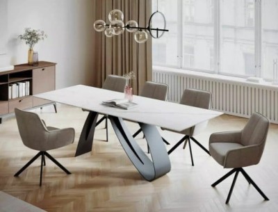 Set modern 5 masa+8 scaune foto