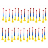 Cumpara ieftin Set 30 Vuvuzele Tricolore Stadion, Petreceri, Fotbal - Goarna Plastic, Sunet Puternic 127dB, 60cm