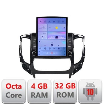Navigatie Mitsubishi L200 2014-2020 G-1094 ecran tip TESLA 9.7&amp;quot; cu Android Radio Bluetooth Internet GPS WIFI 4+32GB DS v1 CarStore Technology foto