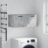 Dulap de perete, gri beton, 80x36,5x35 cm, lemn compozit