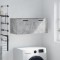 Dulap de perete, gri beton, 80x36,5x35 cm, lemn compozit