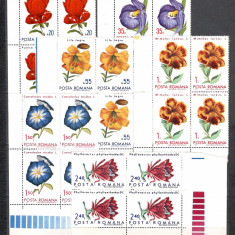 Romania.1971 Flori din Gradini Botanice bloc 4 ZR.417