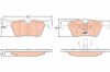 TRW GDB1919 COTEC set placute frana,frana disc