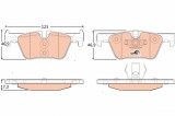 TRW GDB1919 COTEC set placute frana,frana disc