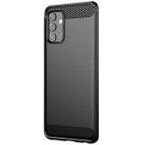 Husa TPU OEM Carbon pentru Samsung Galaxy A52 5G, Neagra