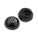 Maner schimbator viteze Fiat 500 2007-, 5 trepte-Negru Gałka Z Czarną Nakładką, GZB-FT-006