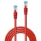 Cablu Lindy 1m Cat.6A S/FTP LSZH, Red
