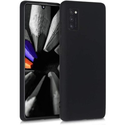 Husa Silicon Samsung A41 a415 Matte Black foto