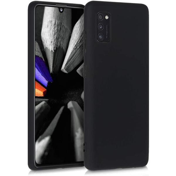 Husa Silicon Samsung A41 a415 Matte Black