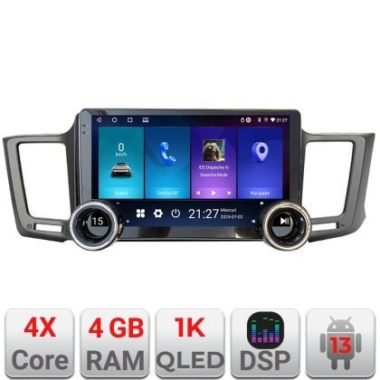 Navigatie TOYOTA RAV 4 2013-2018 Kit-247 Edotec 4+64 10.5 inch Incell 1K android Wifi 5Ghz gps internet CarStore Technology