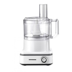 Robot de bucatarie Heinner FineGourmet FHP-K1000WP, 1000W, 6 viteze+pulse, bol procesare: 2.3L, lame inox, disc framantare, 3 lame feliere, disc emuls