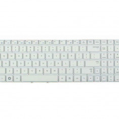 Tastatura Laptop, Samsung, NP550P5C-T01RO, alba fara rama, us