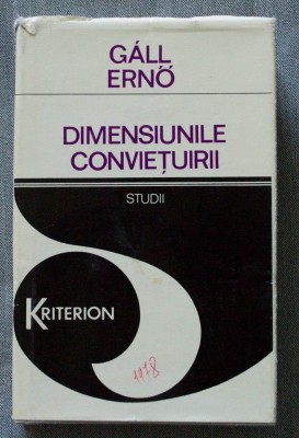 Gall Erno - Dimensiunile conviețuirii. Studii despre națiune și naționalitate foto