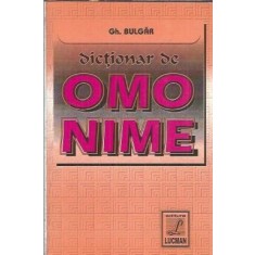 Dictionar de omonime - Gh. Bulgar