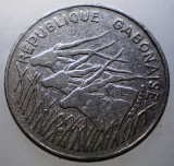 7.436 GABON REPUBLIQUE GANONAISE 100 FRANCS FRANCI 1985, Africa, Nichel