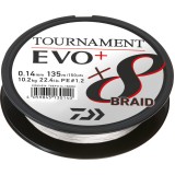 Fir Daiwa Tournament 8X Braid Evo+ White 0.10mm / 6.7kg / 135m