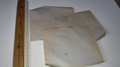 LOT PLICURI INTERBELICE RECLAMA , ANTET MAGAZIN ELECTRICE STR.SMARDAN foto