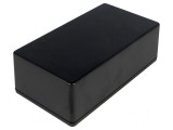 Carcasă universală ABS neagră 66mm x 121mm x 40mm 1591XX