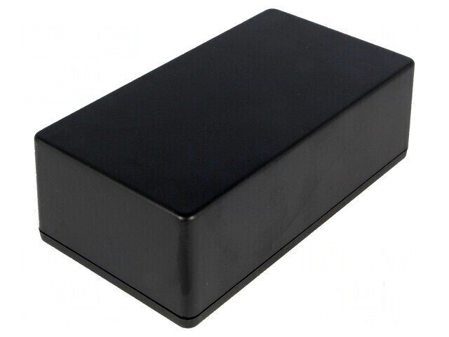 Carcasă universală ABS neagră 66mm x 121mm x 40mm 1591XX