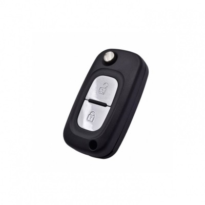 Carcasa cheie telecomanda 2 butoane compatibila Renault foto