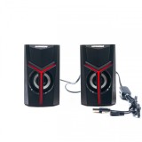 Boxe PC 2.0 Vision Touch VBIT20RGB01N, Iluminare RGB, 6W, Negru