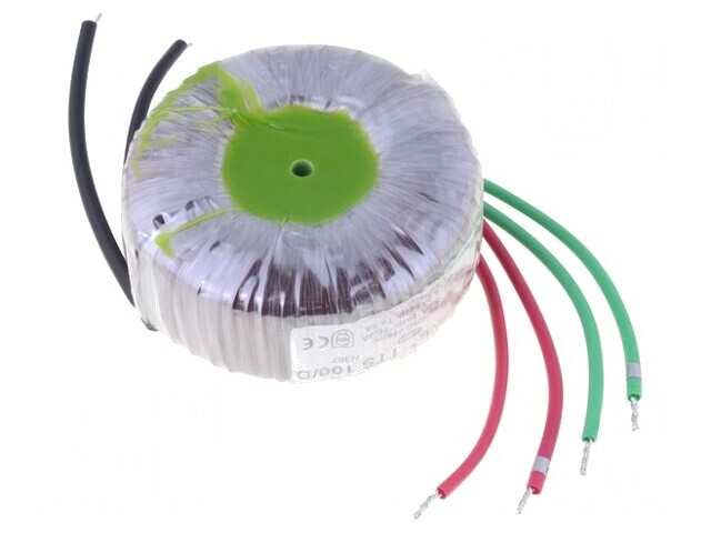 Transformator toroidal 100VA 230V 10V 5A 92mm