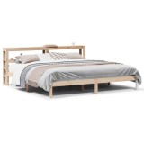 Cumpara ieftin Cadru de pat fara saltea, 180x200 cm, lemn masiv pin