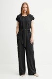 Marc O&#039;Polo salopetă culoarea negru, cu decolteu rotund, 506097590007