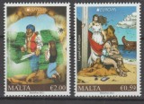 MALTA 2022 EUROPA CEPT Povestiri si Mituri Serie 2 timbre MNH**