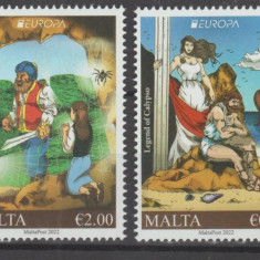 MALTA 2022 EUROPA CEPT Povestiri si Mituri Serie 2 timbre MNH**