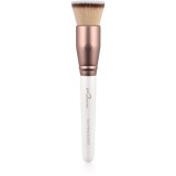Luvia Cosmetics Prime Vegan Prime Buffer perie conica pentru make-up Pearl White / Metallic Coffee Brown 1 buc