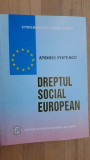 Dreptul social european- Andrei Popescu