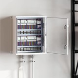 vidaXL Cabinet de Control Gri 50 x 22 x 60 cm Plastic ABS