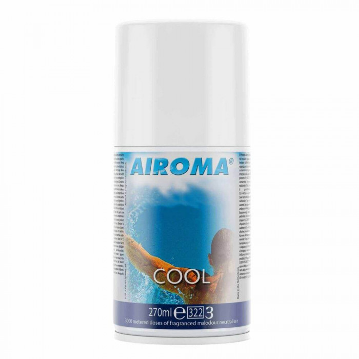 Rezerva Odorizant Camera AIROMA Cool, 270 ml, Odorizant Masculin, Odorizant Spray pentru Camera, Rezerva Odorizant Spray, Odorizante pentru Casa, Spra