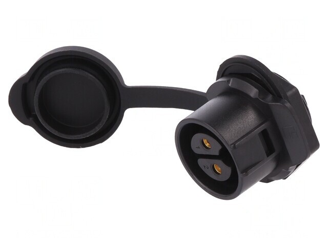 Conector Circular Soclu 2 PIN Aurit