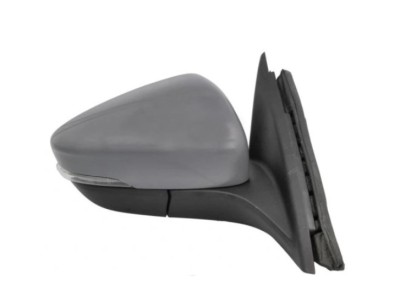 Oglinda exterioara Ford Focus, 04.2018-12.2021, montare dreapta, reglaj electric; grunduit; incalzit; sticla convexa; geam cromat; 12 gauri / 6 pini; foto