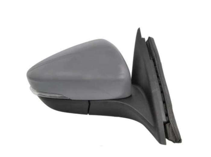 Oglinda exterioara Ford Focus, 04.2018-12.2021, montare dreapta, reglaj electric; grunduit; incalzit; sticla convexa; geam cromat; 12 gauri / 6 pini;