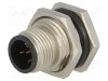 Conector M12 soclu PIN 5 tată A-DeviceNet / CANopen THT AMPHENOL LTW