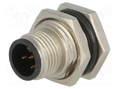 Conector M12 soclu PIN 5 tată A-DeviceNet / CANopen THT AMPHENOL LTW foto