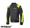Geaca (jacheta) barbati pentru scuter - motocicleta Racing vara Seventy model SD-JR52 culoare: negru/galben fluor Negru/galben fluor 4XL