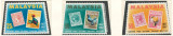 Malaezia 1967 Mi 47/49 MNH - 100 de ani de timbre, Nestampilat