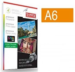 Hartie Foto Lucioasa, Pentru Inkjet, A6 - 100 X 150mm - 240gsm, 50 Coli/top, Tanex