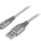 Cablu USB 2.0 Apple Lightning 1m Gri