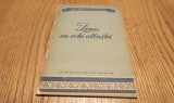ZINA CU OCHI ALBASTRI File cu amintiri - Eusebiu Camilar - Editura Frontul Democratiei Populare, colectia De Vorba cu Alegatori, 40 p., Alta editura